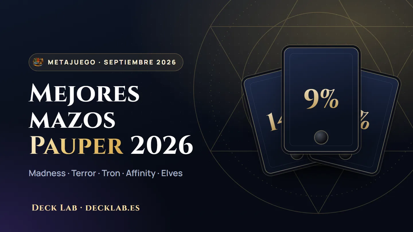Mejores mazos Pauper 2026: metajuego actual y cuál elegir